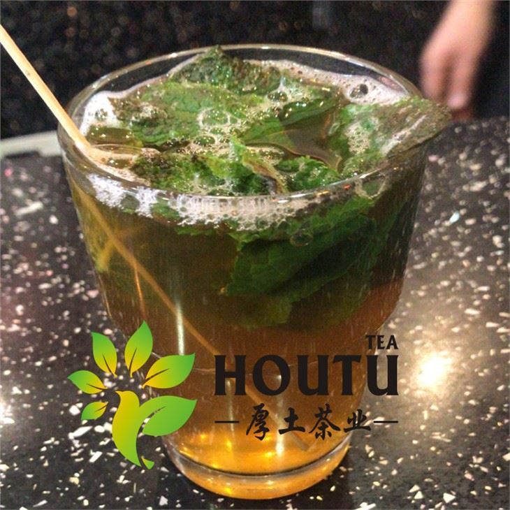 Pure Loose Leaf Pinhead Gunpowder Mint Tea
